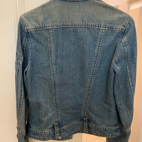 Military style Jean jacket - Picture 2 of 3